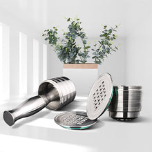 Load image into Gallery viewer, Nespresso Refillable Capsule Reusable Coffee Filter Dripper Steel Nespresso Cafeteira Capsulas De Cafe Recargables Reutilizables