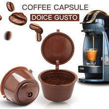 Load image into Gallery viewer, 1/3/4/5PCS coffee capsule nestle dolce gusto capsule nespresso refillable capsule coffee filter reusable cafe tool Fast delivery